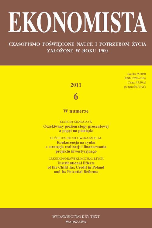 Tytuł: Ekonomista 2011 nr 6
Autor: Praca zbiorowa
Wydawnictwo: Key Text
Formaty: PDF