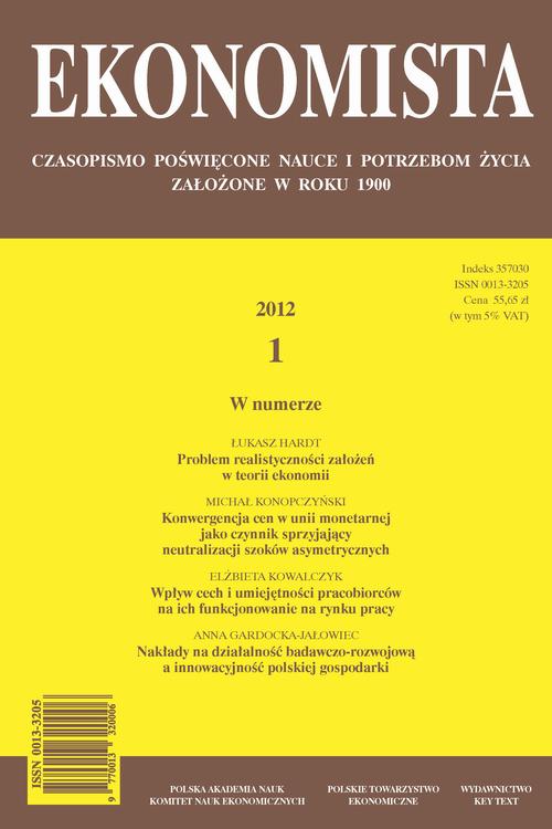 Tytuł: Ekonomista 2012 nr 1
Autor: Praca zbiorowa
Wydawnictwo: Key Text
Formaty: PDF