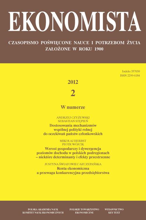 Tytuł: Ekonomista 2012 nr 2
Autor: Praca zbiorowa
Wydawnictwo: Key Text
Formaty: PDF