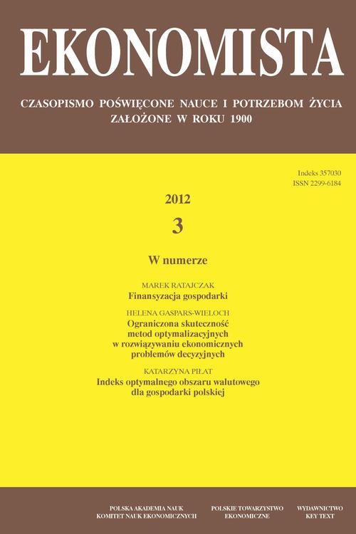 Tytuł: Ekonomista 2012 nr 3
Autor: Praca zbiorowa
Wydawnictwo: Key Text
Formaty: PDF
