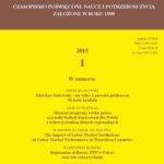 Ekonomista 2015 nr 1 — okładka wydania