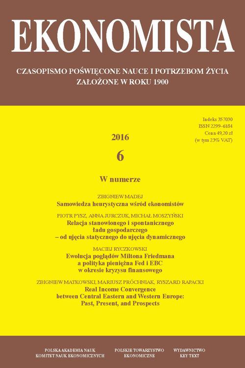 Tytuł: Ekonomista 2016 nr 6
Autor: Praca zbiorowa
Wydawnictwo: Key Text
Formaty: PDF