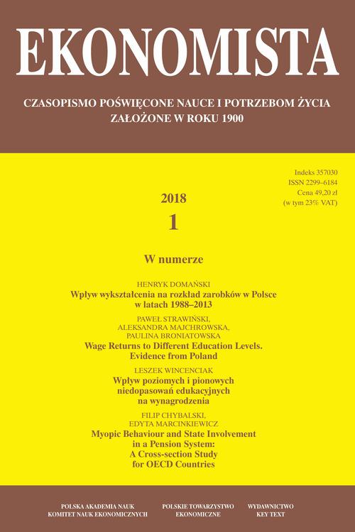 Tytuł: Ekonomista 2018 nr 1
Autor: Praca zbiorowa
Wydawnictwo: Key Text
Formaty: PDF