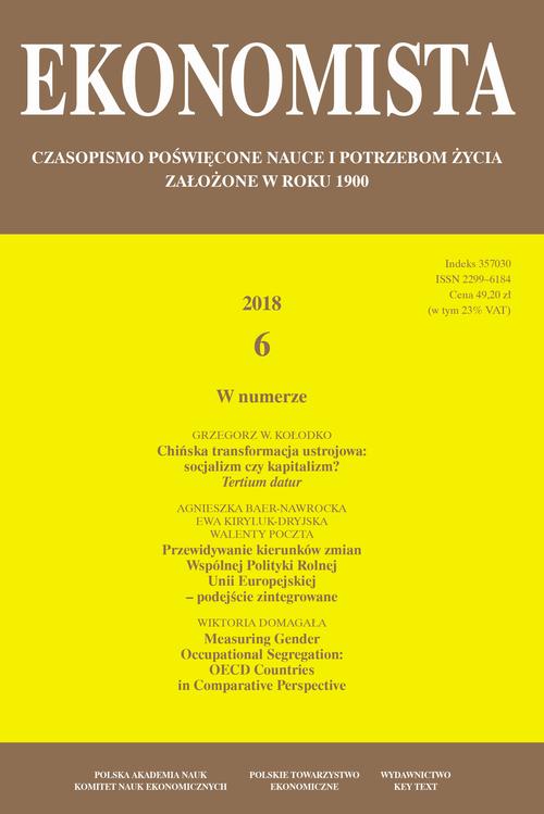 Tytuł: Ekonomista 2018 nr 6
Autor: Praca zbiorowa
Wydawnictwo: Key Text
Formaty: PDF