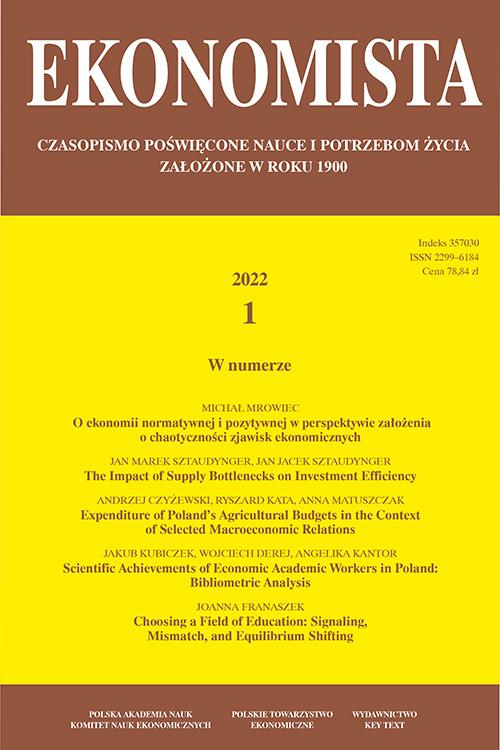 Tytuł: Ekonomista 2022 nr 1
Autor: Praca zbiorowa
Wydawnictwo: Key Text
Formaty: PDF