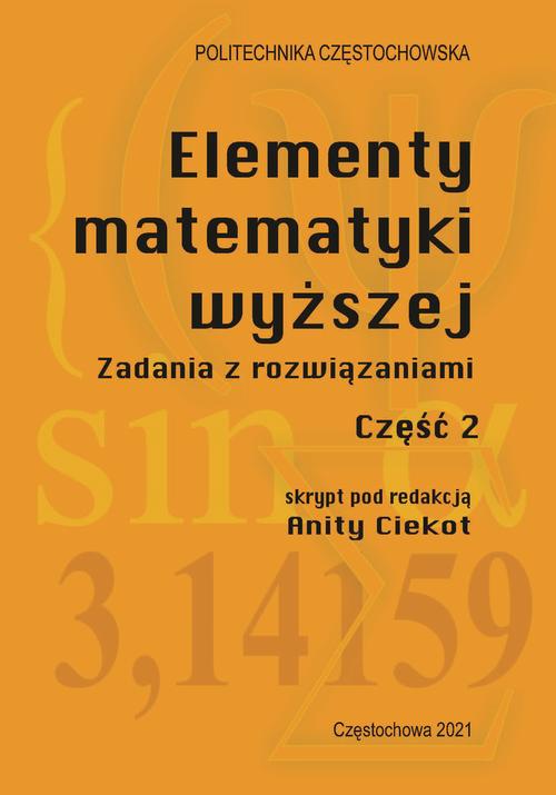 Tytuł: Elementy matematyki wyższej. Cześć 2
Autor: 
Wydawnictwo: Politechnika Częstochowska
Formaty: PDF