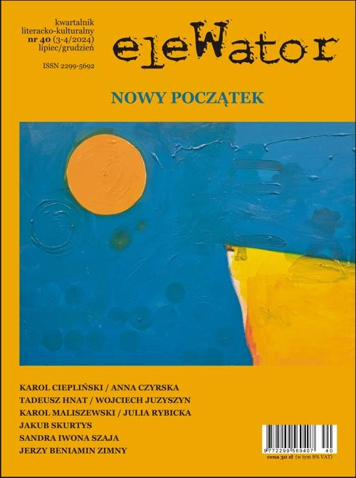 Tytuł: eleWator 40 (3-4/2024)
Autor: Praca zbiorowa
Wydawnictwo: Forma
Formaty: PDF