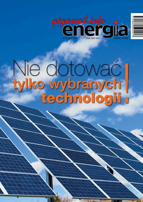 Tytuł: Energia Gigawat nr 11/2016
Autor: Sylwester Wolak
Wydawnictwo: Wydawnictwo Naukowe E Book
Formaty: PDF