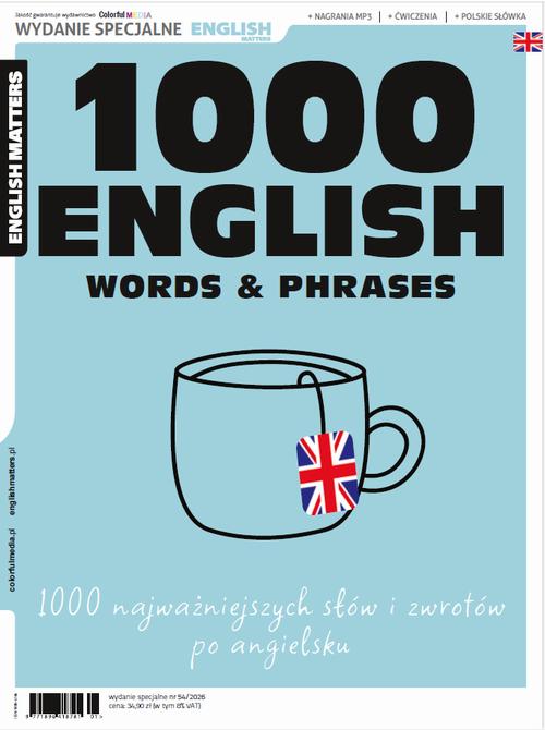 English Matters 1000 English Words & Phrases — okładka wydania
