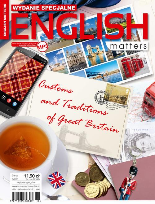 English Matters - Customs and Traditions — okładka wydania