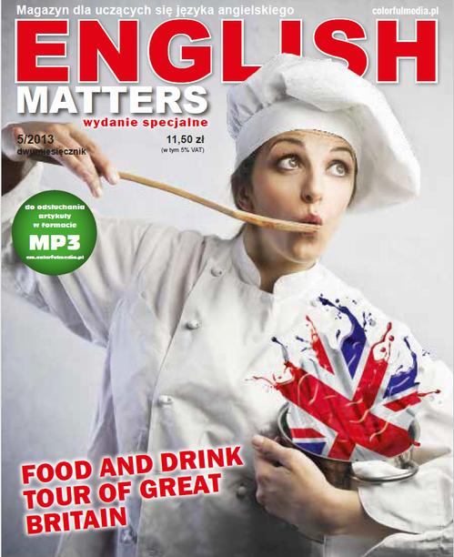 English Matters - Food and Drink Tour of Great Britain — okładka wydania