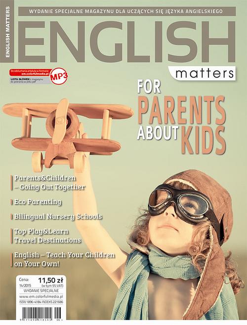 English Matters - For Parents About Kids — okładka wydania