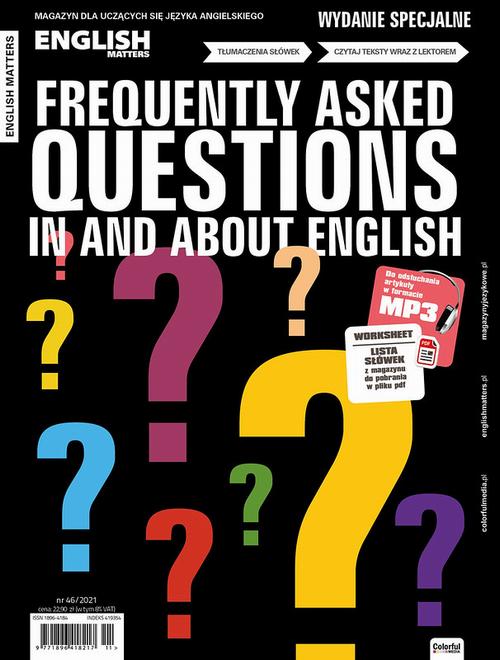Tytuł: English Matters Frequently Asked Questions in and about English
Autor: 
Wydawnictwo: Colorful Media
Formaty: PDF