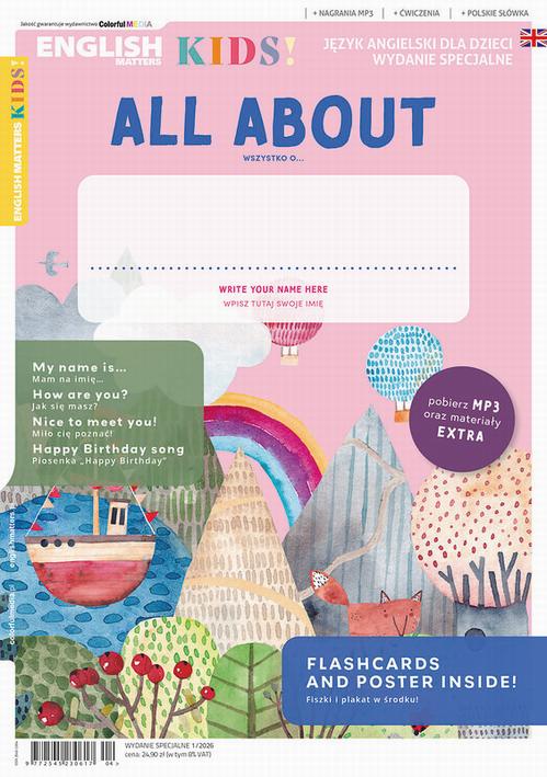 Tytuł: English Matters KIDS - Wydanie specjalne nr1
Autor: 
Wydawnictwo: Colorful Media
Formaty: PDF