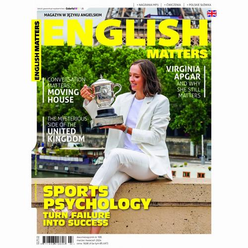 Tytuł: English Matters nr 105
Autor: 
Wydawnictwo: Colorful Media
Formaty: PDF