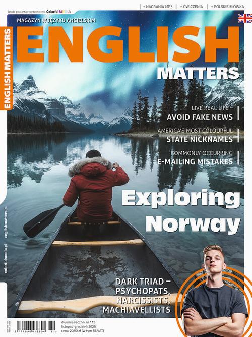 Tytuł: English Matters nr 115
Autor: 
Wydawnictwo: Colorful Media
Formaty: PDF