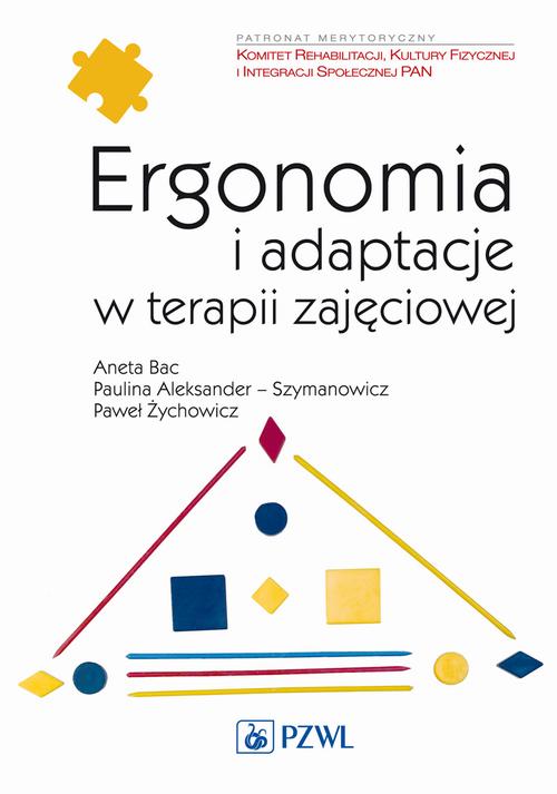 Ergonomia i adaptacje w terapii zajęciowej — okładka e-booka