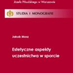 Estetyczne aspekty uczestnictwa w sporcie — okładka e-booka