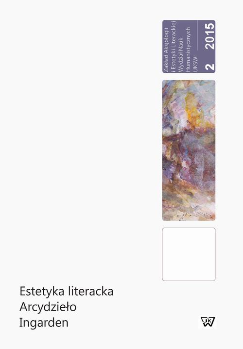 Estetyka literacka Arcydzieło Ingarden — okładka e-booka