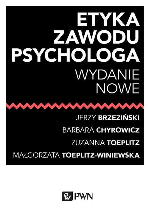 Etyka zawodu psychologa — okładka e-booka