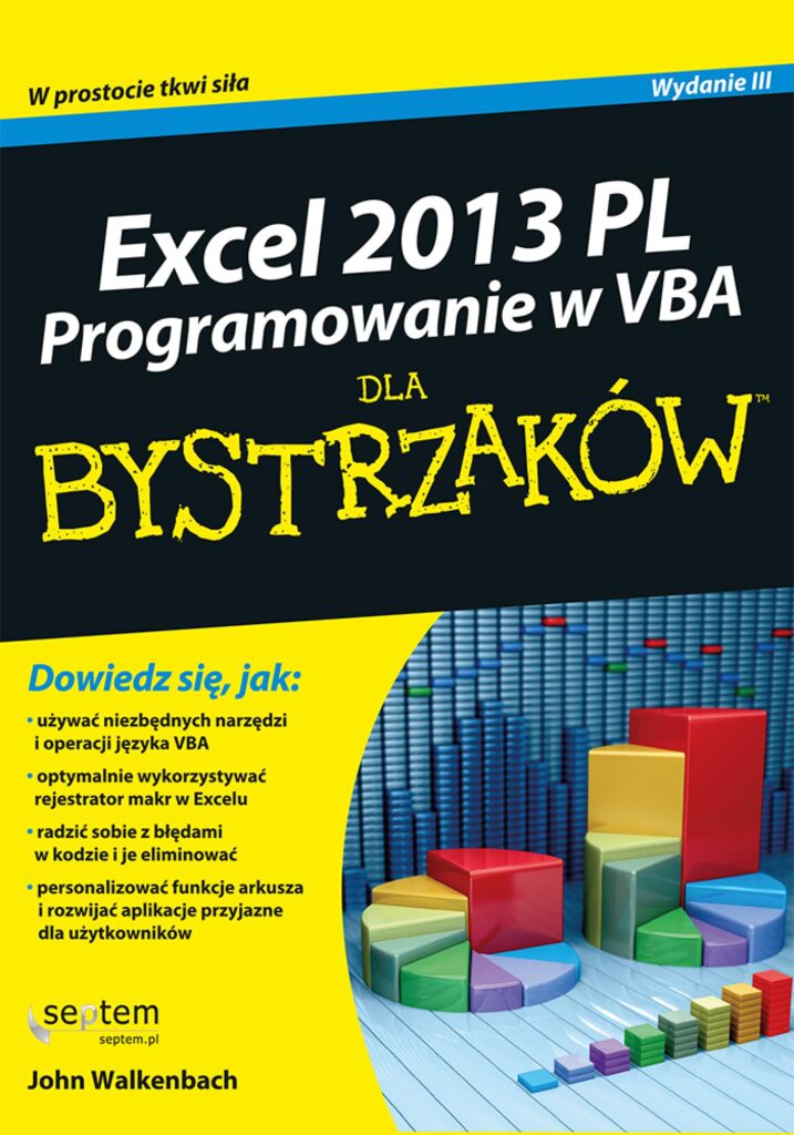 Excel 2013 PL. Programowanie w VBA dla bystrzaków — okładka