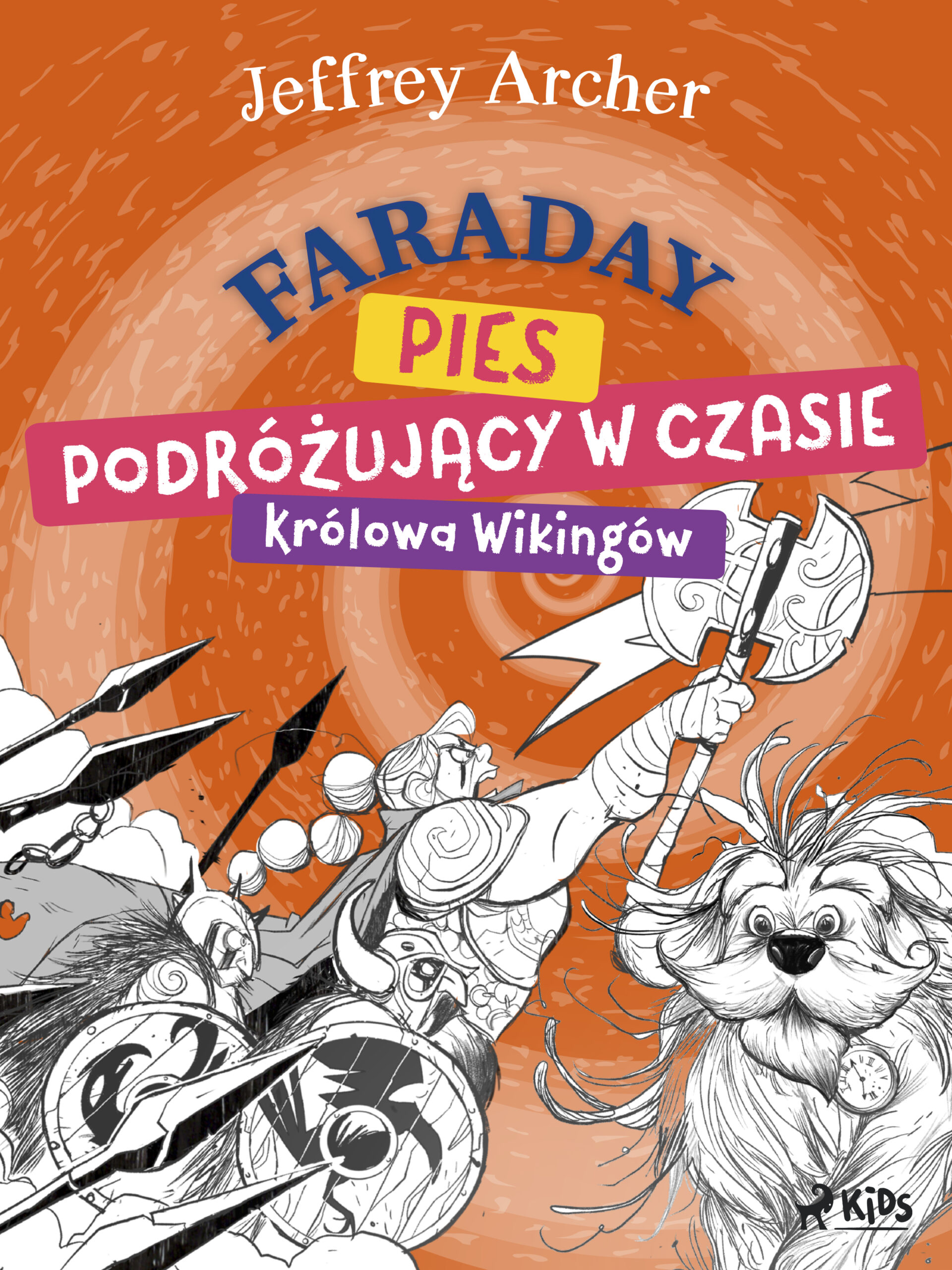 Faraday, pies podróżujący w czasie: Królowa Wikingów (#2) — okładka e-booka