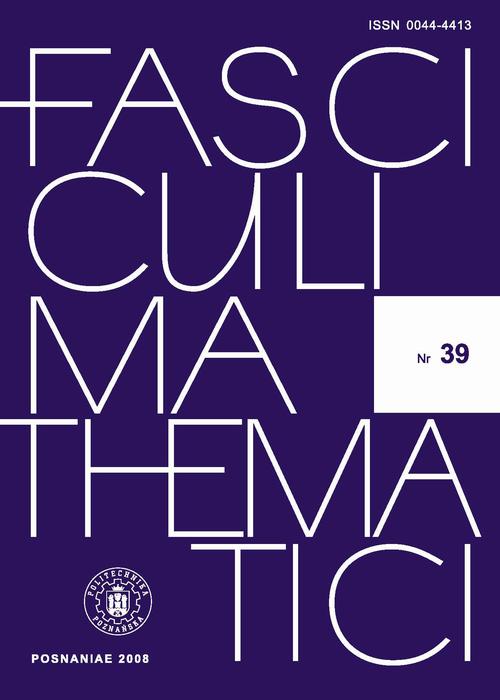 Tytuł: Fasciculi Mathematici 2008/39
Autor: Praca zbiorowa
Wydawnictwo: Wydawnictwo Politechniki Poznańskiej
Formaty: PDF