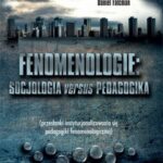 Fenomenologie Socjologia versus pedagogika — okładka e-booka