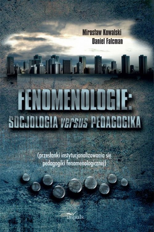 Fenomenologie Socjologia versus pedagogika — okładka e-booka