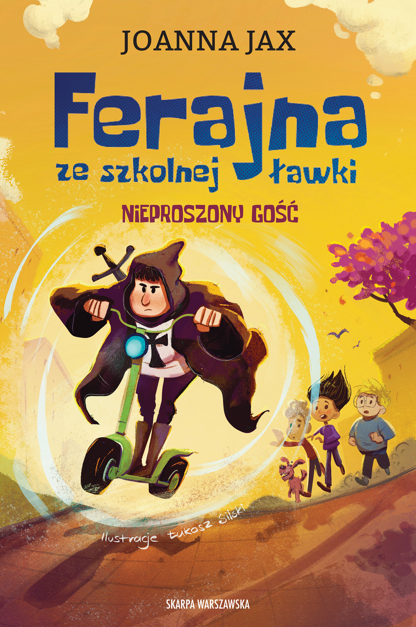 Tytuł: Ferajna ze szkolnej ławki. Nieproszony gość
Autor: Joanna Jax
Wydawnictwo: Skarpa Warszawska
Formaty: EPUB, MOBI