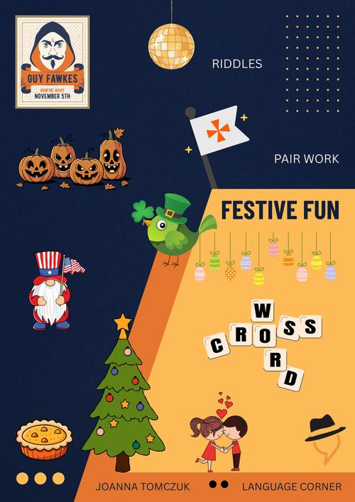Tytuł: Festive Fun
Autor: Joanna Tomczuk
Wydawnictwo: Language Corner
Formaty: PDF