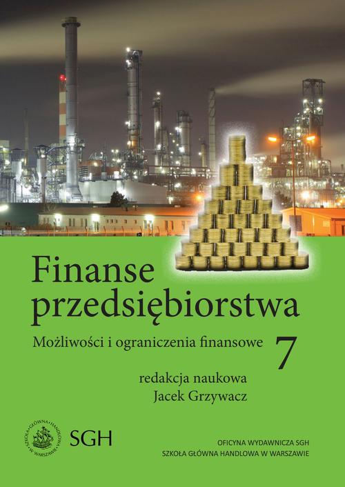 Tytuł: Finanse przedsiębiorstwa 7. Możliwości i ograniczenia finansowe
Autor: 
Wydawnictwo: Szkoła Główna Handlowa
Formaty: PDF