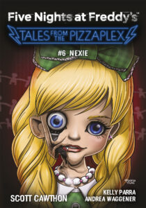 Tytuł: Five Nights at Freddy’s. Five Nights at Freddy's: Tales from the Pizzaplex. Nexie. Tom 6
Autor: Scott Cawthon
Wydawnictwo: Wydawnictwo JK (Aha, Feeria)
Formaty: EPUB, MOBI