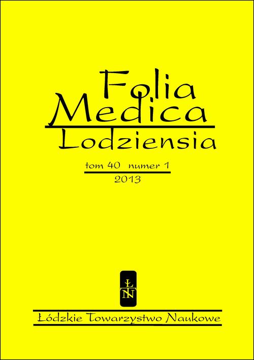Tytuł: Folia Medica Lodziensia t. 40 z. 1/2013
Autor: Praca zbiorowa
Wydawnictwo: Łódzkie Towarzystwo Naukowe
Formaty: PDF