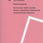 Forma życia i dobro wspólne — okładka e-booka