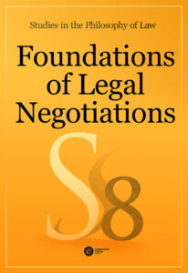Foundations of Legal Negotiations. Studies in the Philosophy of Law vol. 8 — okładka e-booka