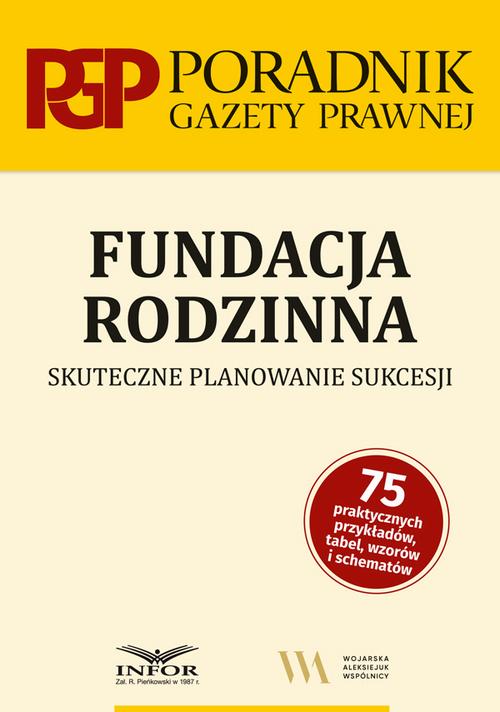 Fundacja rodzinna — okładka e-booka