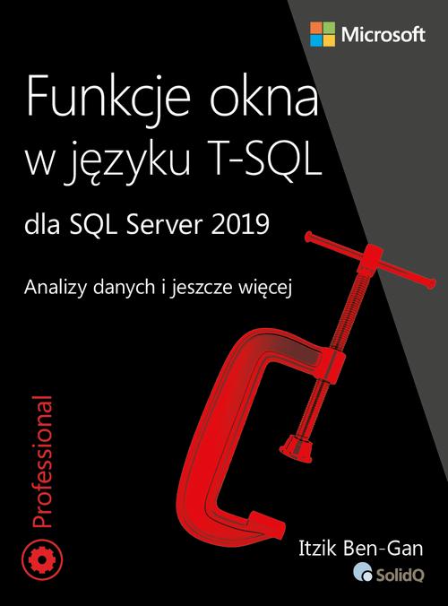 Funkcje okna w języku T-SQL dla SQL Server 2019 — okładka e-booka