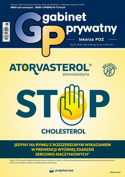 Tytuł: Gabinet Prywatny lekarza POZ 6/2021
Autor: Paweł Lewek, Jan Pęksa, Maria Magdalena Wysocka-Bąkowska, Robert Kuthan, Aleksandra Stangret, Krzysztof Krzystyniak, Marcela Stępień-Barańska
Wydawnictwo: Medyk
Formaty: PDF