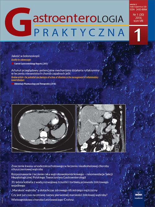 Tytuł: Gastroenterologia Praktyczna 1/2016
Autor: 
Wydawnictwo: Czelej
Formaty: EPUB, MOBI