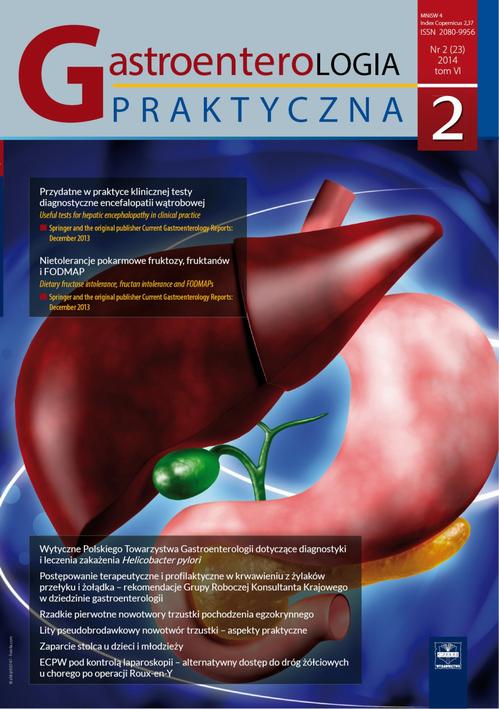 Tytuł: Gastroenterologia Praktyczna 2/2014
Autor: 
Wydawnictwo: Czelej
Formaty: EPUB, MOBI