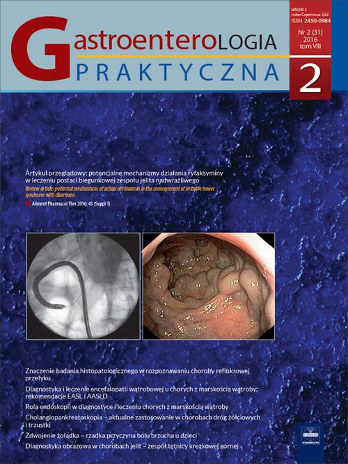 Tytuł: Gastroenterologia Praktyczna 2/2016
Autor: 
Wydawnictwo: Czelej
Formaty: EPUB, MOBI