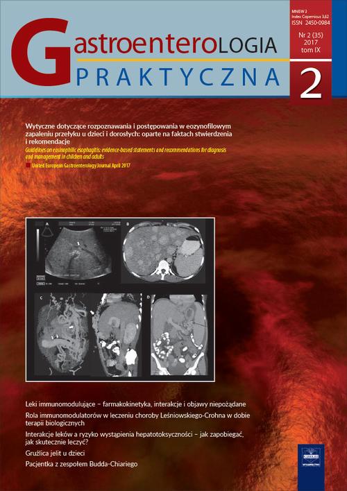 Tytuł: Gastroenterologia Praktyczna 2/2017
Autor: 
Wydawnictwo: Czelej
Formaty: MOBI, EPUB