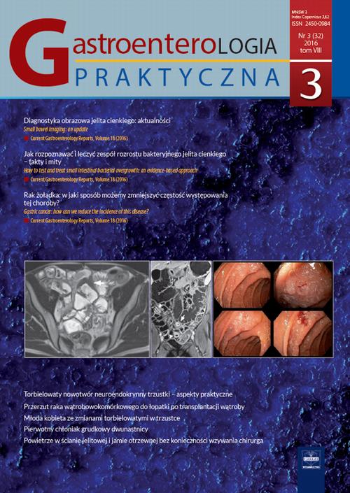Tytuł: Gastroenterologia Praktyczna 3/2016
Autor: 
Wydawnictwo: Czelej
Formaty: EPUB