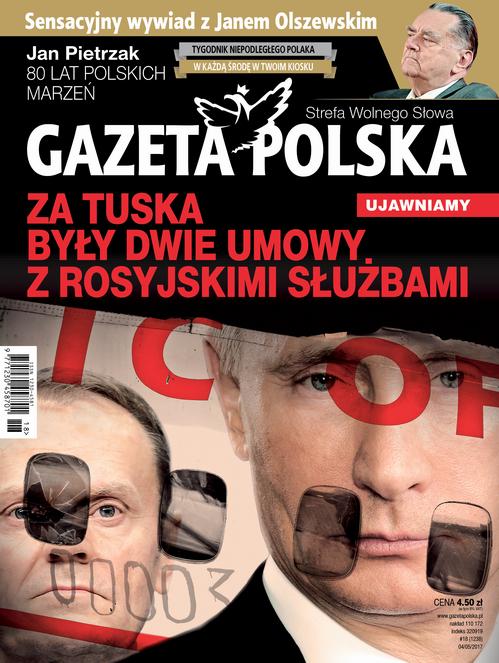 Tytuł: Gazeta Polska 04/05/2017
Autor: 
Wydawnictwo: Niezależne Wydawnictwo Polskie Sp. z o.o
Formaty: PDF