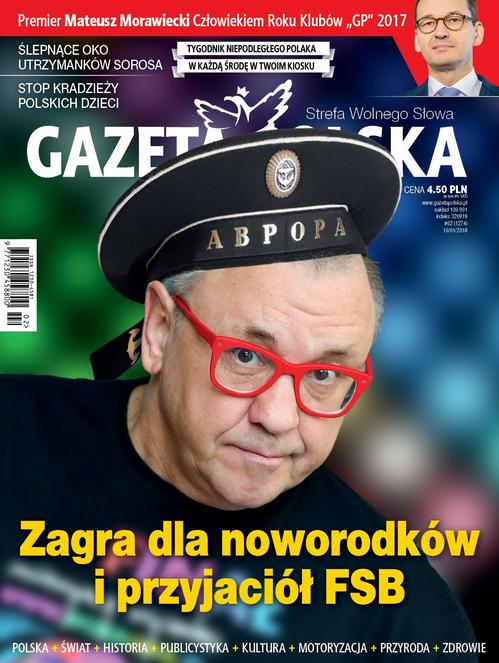 Tytuł: Gazeta Polska 10/01/2018
Autor: 
Wydawnictwo: Niezależne Wydawnictwo Polskie Sp. z o.o
Formaty: PDF