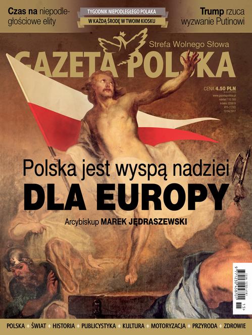 Tytuł: Gazeta Polska 12/04/2017
Autor: 
Wydawnictwo: Niezależne Wydawnictwo Polskie Sp. z o.o
Formaty: PDF