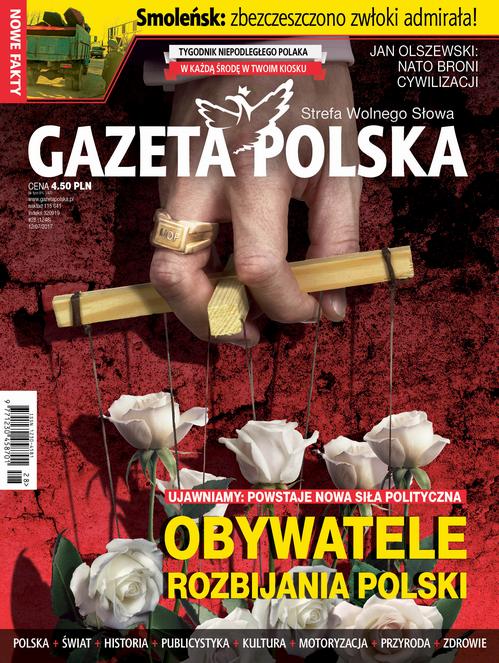 Tytuł: Gazeta Polska 12/07/2017
Autor: 
Wydawnictwo: Niezależne Wydawnictwo Polskie Sp. z o.o
Formaty: PDF