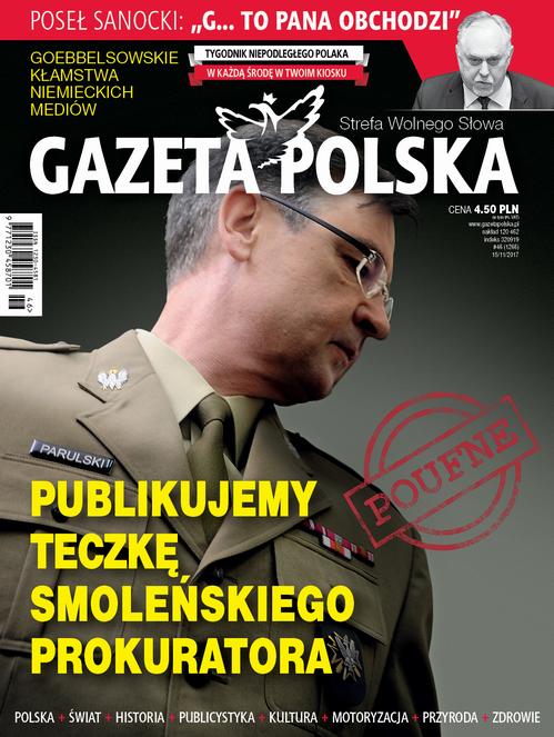 Tytuł: Gazeta Polska 15/11/2017
Autor: 
Wydawnictwo: Niezależne Wydawnictwo Polskie Sp. z o.o
Formaty: PDF