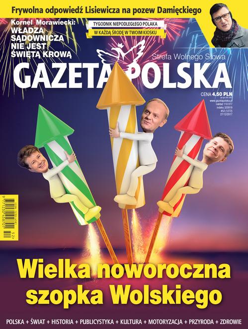 Tytuł: Gazeta Polska 27/12/2017
Autor: 
Wydawnictwo: Niezależne Wydawnictwo Polskie Sp. z o.o
Formaty: PDF